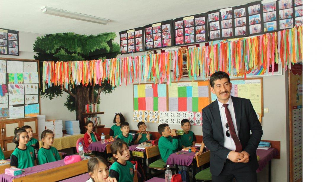 Milli Eğitim Müdürü Kerem KARAHAN, Döğüşbelen İlkokulu ve Ortaokulunu Ziyaret Etti