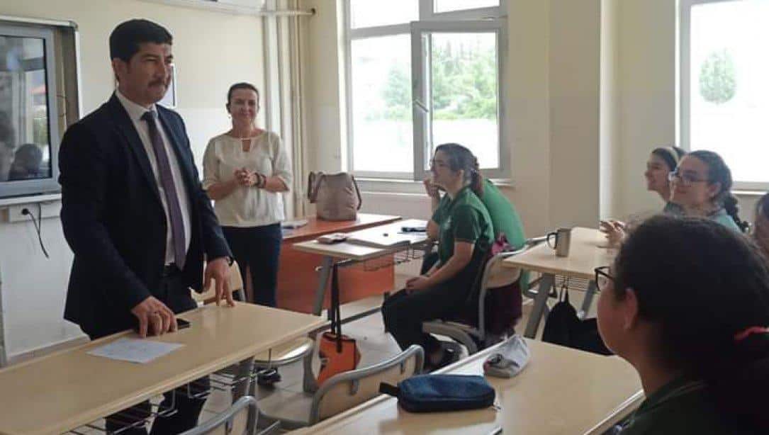 Köyceğiz Milli Eğitim Müdürü Kerem KARAHAN  Fen Lisesini ziyaret etti