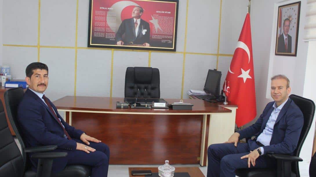 Köyceğiz Kaymakamı Mustafa MASLAK Köyceğiz Milli Eğitim Müdürlüğünü Ziyaret Etti