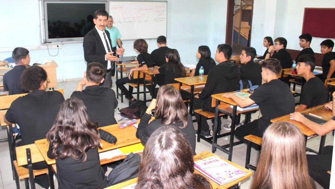 Milli Eğitim Müdürü Kerem KARAHAN Yüksekkum Mesleki ve Teknik Anadolu Lisesini Ziyaret Etti