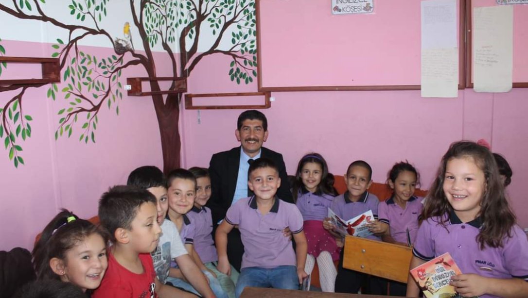Milli Eğitim Müdürü Kerem KARAHAN Pınar İlkokulu ve Pınar Ortaokulunu Ziyaret Etti
