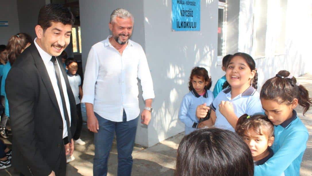   Milli Eğitim Müdürü Kerem KARAHAN, Köyceğiz İlkokulu ve Köyceğiz Ortaokulunu Ziyaret Etti