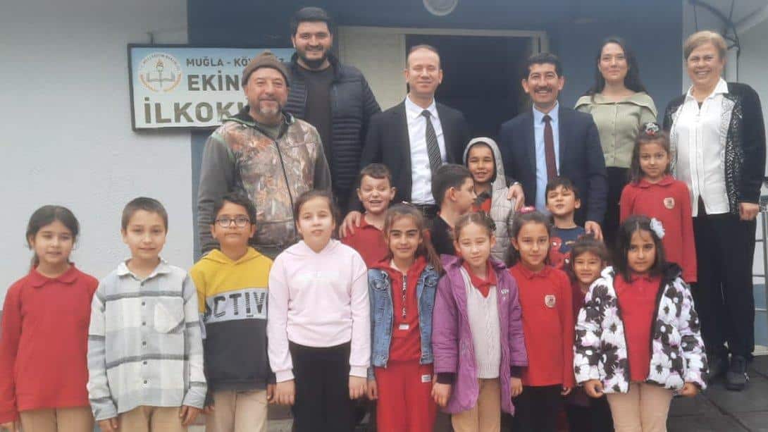 Köyceğiz Kaymakamı Mustafa MASLAK Ekincik İlkokulunu Ziyaret Etti