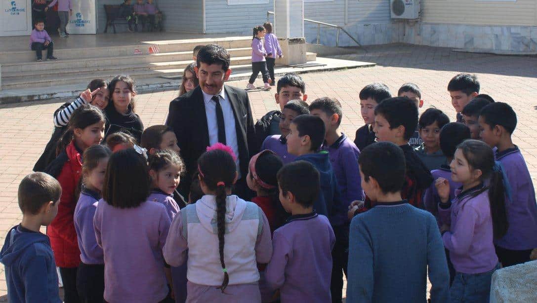 Milli Eğitim Müdürü Kerem KARAHAN Pınar Ortaokulunu Ziyaret Etti