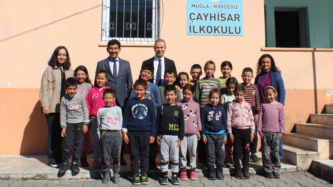 Köyceğiz Kaymakamı Mustafa MASLAK, Köyceğiz Çayhisar İlkokulunu Ziyaret Etti